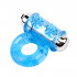 Блакитне ерекційне кільце з вибропулей GET LOCK (21986) – фото 3