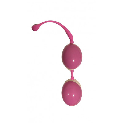 Вагинальные шарики на мягкой сцепке Chisa, розовые, 20.5 х 3.6 см (205583) – фото 1