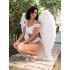 Крила ангела з пір'я Leg Avenue, білі (207639) – фото 4