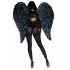 Крила ангела з пір'я Leg Avenue, чорні (207638) – фото 3