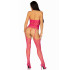 Бодістокінг сексуальний One Size Leg Avenue, з відкритою інтимною зоною, рожевий (207582) – фото 7