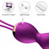 Вагінальні кульки з вібрацією Fox, фіолетові, 7.5 х 3.3 см (207190) – фото 6
