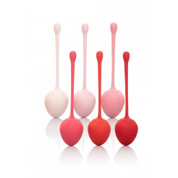 Набор вагинальных шариков Strawberry California Exotic Novelties, силиконовые, 3.8 см