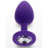 Анальна пробка S з кристалом Toy Joy, фіолетова, 7 х 2.5 см (207724) – фото 3