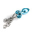 Набор анальная пробка и наручники Global Novelties Nixie, серебряно-голубые (205866) – фото 3