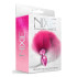 Анальна пробка з хвостиком Global Novelties Nixie, рожева, 8.1 х 3.2 см (205862) – фото 2