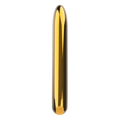Вибратор Ultra Power, золотой, 18 х 3 см (207331) – фото 1