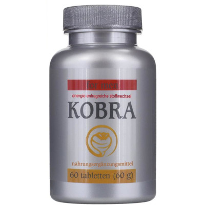 Биологически активная добавка для укрепления эрекции Cobeco Kobra, 60 таблеток (206703) – фото 1