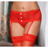 Сексуальные чулки и пояс One Size Sunspice, красные (214879) – фото 2