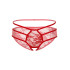 Трусики сексуальні з інтимним вирізом S / M Jade daring Intimates, червоні (215935) – фото 4