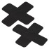 Пэстисы на соски в форме крестов Boundless CalExotics, самоклеящиеся, черные (215874) – фото 3