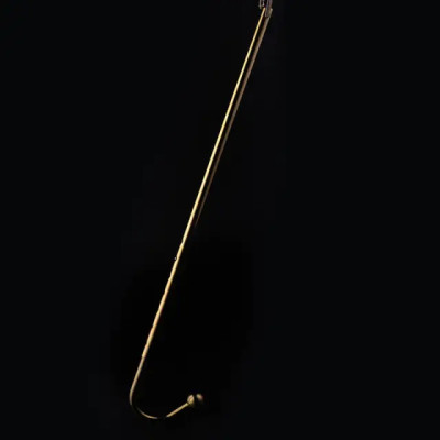 Анальный крюк с одним шариком и удлинителем Lockink, металлический, золотой (215991) – фото 1