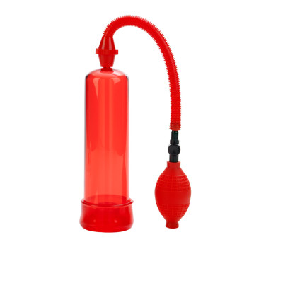 Вакуумная помпа механическая Fireman’s CalExotics, красная, 19 х 5.7 см (215901) – фото 1
