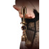 Анальная пробка с флоггером и колокольчиком Sevanda, металл и кожа, 11.5 х 3.8 см (215998) – фото 7