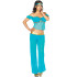 Костюм сексуальной принцессы Жасмин S Leg Avenue Arabian Beauty, 3 предмета, бирюзовый (216045) – фото 4