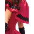 Костюм соблазнительной Красной Шапочки в готическом стиле М Leg Avenue, 2 предмета, красно-черный (216023) – фото 5