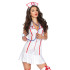 Костюм сексуальной медсестры S/M Head Nurse Leg Avenue, белый, 3 предмета (216024) – фото 2