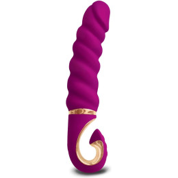 Вібратор рельєфний Gjack Mini Gvibe, фіолетовий, 19 х 3.5 см – фото