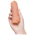 Насадка для пенис с открытой головкой M NS.002 Kokos, рельефная, бежевая, 12 х 4 см (215584) – фото 5