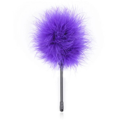 Тиклер на короткой ручке, перо, фиолетовый, 20 см (215713) – фото 1