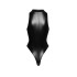 Боді спокусливе вінілове M F294 Noir Handmade, з блискавкою, чорне (208303) – фото 5