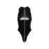 Боді спокусливе вінілове M F294 Noir Handmade, з блискавкою, чорне (208303) – фото 4