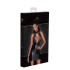 Сукня сексуальне вінілове S F241 Noir Handmade, з глибоким декольте, чорне (208378) – фото 2