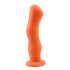 Вибратор рельефный Curve Burst Chisa, с присоской, силиконовый, оранжевый, 19 х 4.4 см (215165) – фото 4