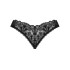 Стрінги сексуальні з інтимним вирізом XS / S Donna Dream Obsessive, чорні (215098) – фото 3