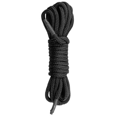 Бондажная веревка Easytoys, черная, 5 м (214198) – фото 1