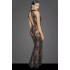 Платье длинное сексуальное с узорами S F239 Noir Handmade, черное (208372) – фото 5