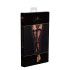 Сексуальні панчохи з відкритими носками L F243 Noir Handmade, з візерунками, чорні (208386) – фото 2