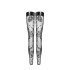 Сексуальные чулки с открытыми носками M F243 Noir Handmade, с узорами, черные (208385) – фото 4