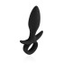 Анальная пробка с вибрацией Butt Buzzer Easytoys, силиконовая, черная, 14.5 х 2.6 см (214366) – фото 3