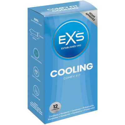Презервативи з охолоджуючим ефектом EXS Cooling, Латексні, 12 шт. (216228) – фото 1