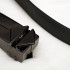 Ремень с регулируемой длиной Lockink, натуральная кожа и металл, черный (216569) – фото 6