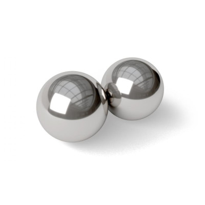 Вагінальні кульки Noir Blush, металеві, срібні, 60 г (216356) – фото 1