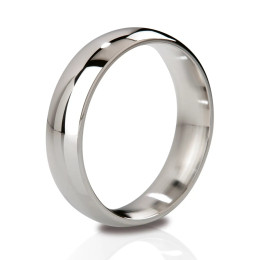 Эрекционное кольцо 5.5 см Earl Mystim, металлическое, серебряное