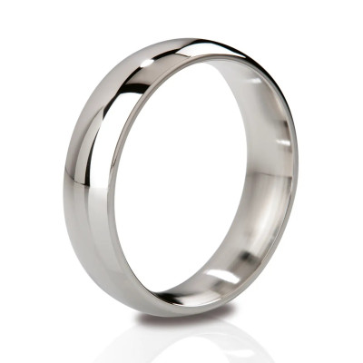 Эрекционное кольцо 5.5 см Earl Mystim, металлическое, серебряное (216985) – фото 1
