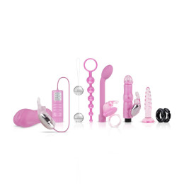 Набір секс-іграшок Loveboxxx, рожеві, 10 іграшок – фото