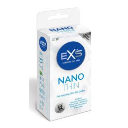 Презервативи ультратонкі EXS Nano Thin, Латексні, 12 шт.
