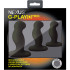 Набор анальных пробок с вибрацией G-Play Trio Nexus, силиконовые, черные, 3 шт. (217045) – фото 4