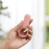 Эрекционное кольцо с вибрацией SVR Iroha, силиконовое, розовое, 9 х 3.8 см (216757) – фото 8