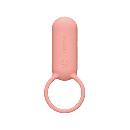 Эрекционное кольцо с вибрацией SVR Iroha, силиконовое, розовое, 9 х 3.8 см