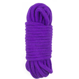 Бондажна мотузка, бавовняна, фіолетова, 5 м – фото