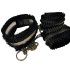 Бондажний комплект нашийник з наручниками, чорний (207899) – фото 2