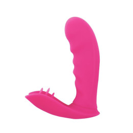 Вібратор з кліторальною стимуляцією Chisa Intimate Melody, силіконовий, рожевий, 11.9 х 3.2 см