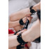 Розпірка з наручниками і поножами THOLD4. 1 Candy Hero, метал і шкіра, чорна (217499) – фото 2