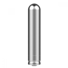 Вібропуля Nexus Ferro, з нержавіючої сталі, Срібна, 6.3 х 1.5 см – фото