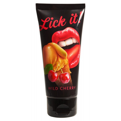 Оральный лубрикант Lick It Wildkirsch со вкусом вишни, 100 мл (38028) – фото 1